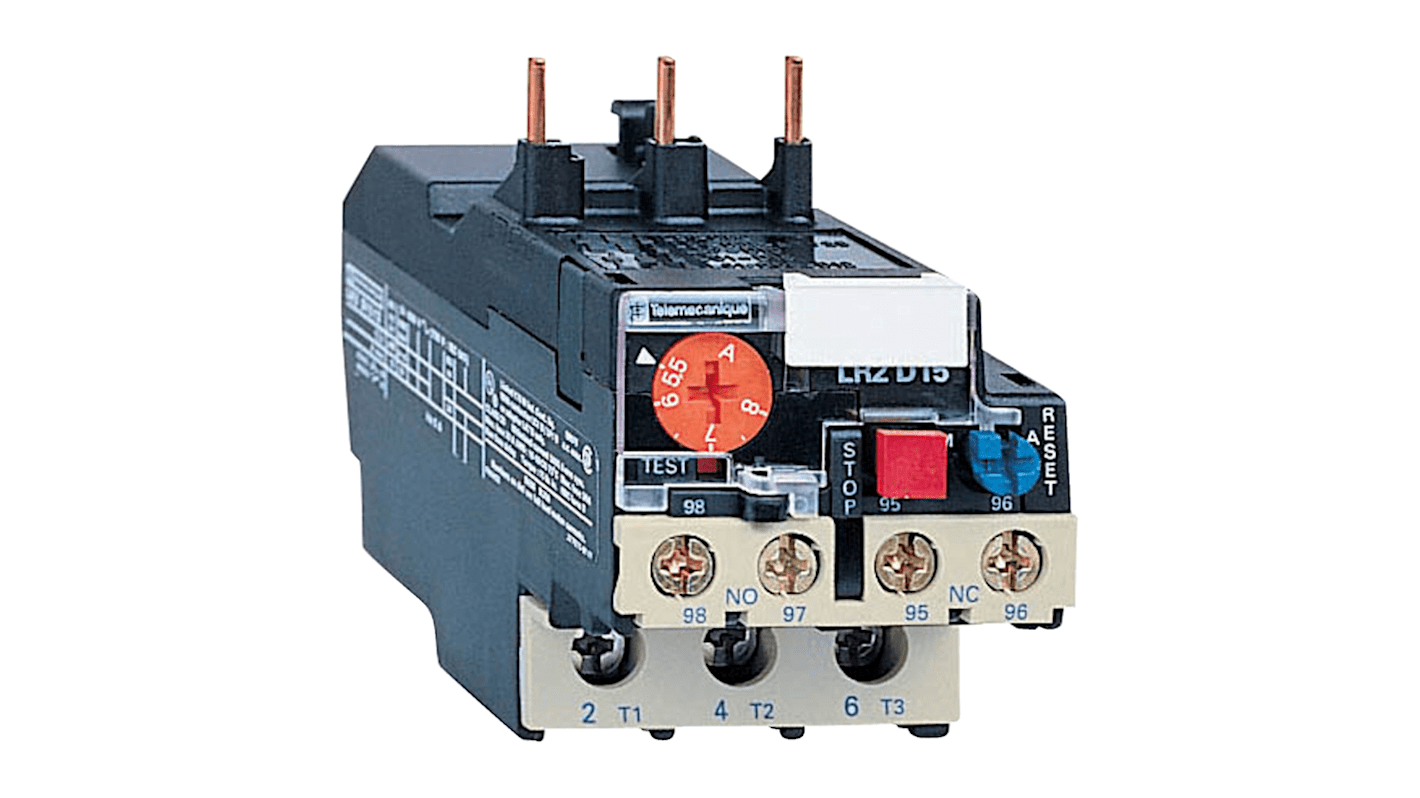Schneider Electric Thermal Overload Relay 1 NO + 1 NC, 17 → 25 A F.L.C, 5 A Contact Rating, TeSys