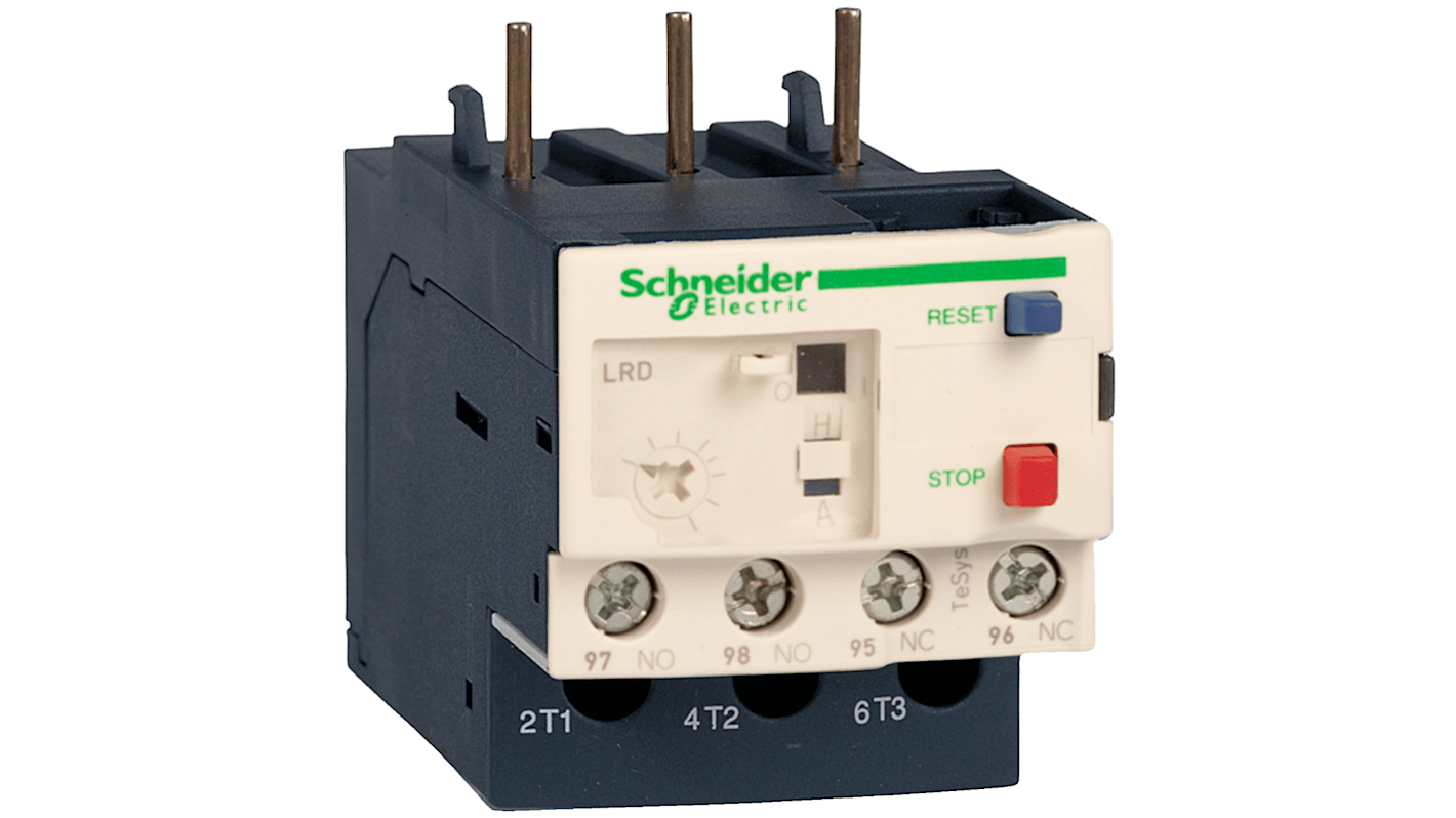 Schneider Electric Thermal Overload Relay 1 NO + 1 NC, 16 → 24 A F.L.C, 5 A Contact Rating, TeSys