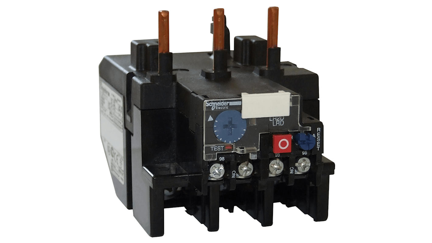 Schneider Electric Thermal Overload Relay 1 NO + 1 NC, TeSys