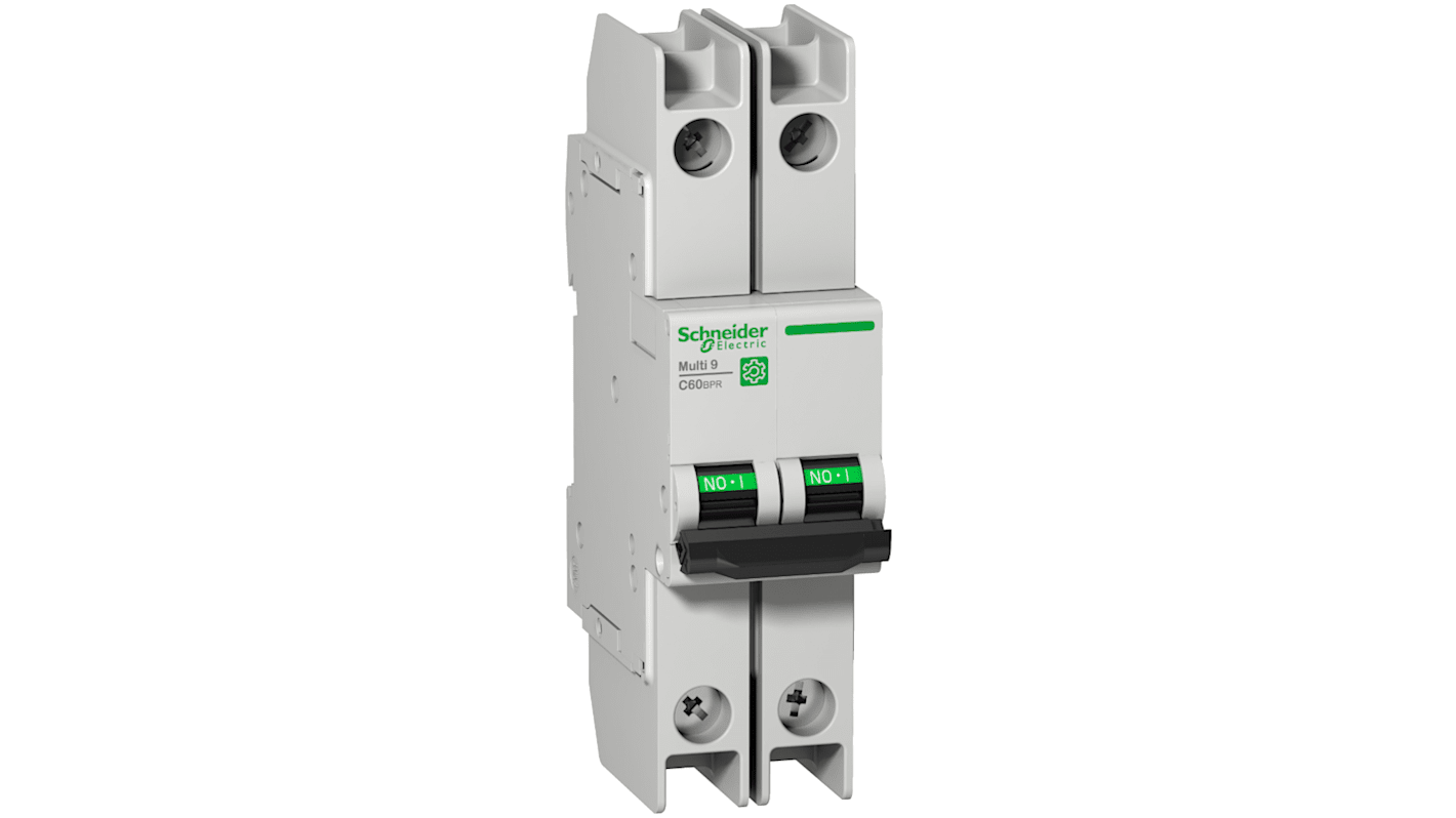 Mini interruttore automatico MCB Schneider Electric 2P 6A, Tipo C