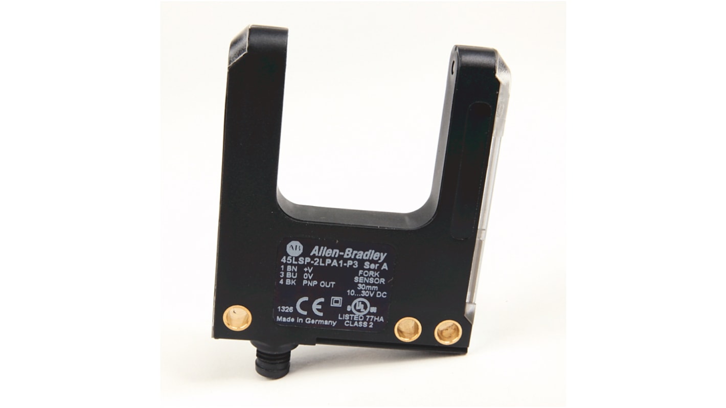 Rs-Online Sensore fotoelettrico a forcella Allen Bradley rilevamento 30 mm uscita PNP