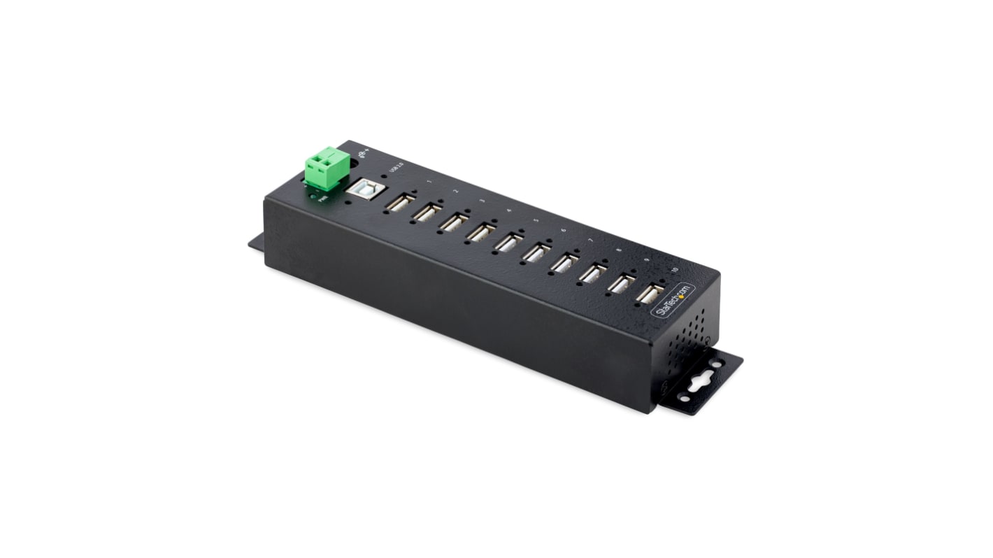 Hub USB 2.0 StarTech.com, USB210AIND-USB-A-HUB, USB 2.0 10 Conector de terminal USB A