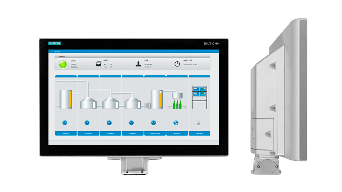 Siemens SIMATIC HMIパネル 15.6インチ 1366 x 768