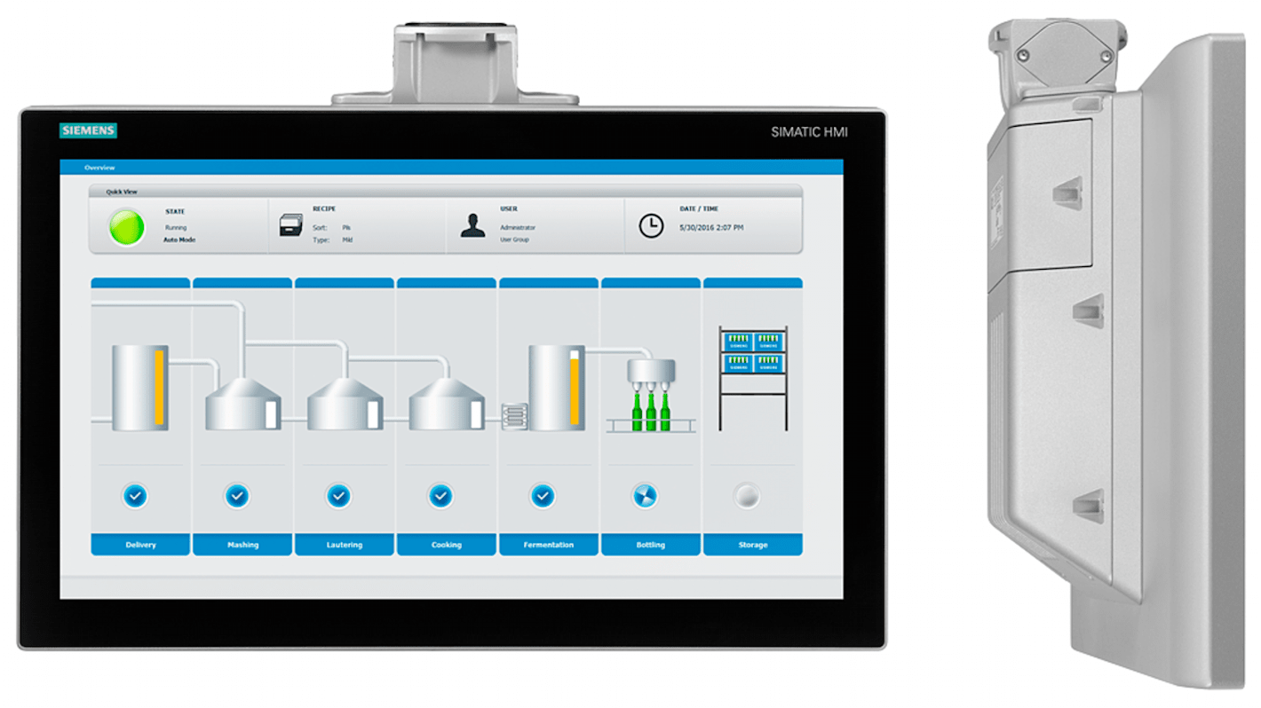 Siemens SIMATIC Series TP2200 Comfort Pro HMI Panel - 21.5 in, TFT Display, 1920 x 1080