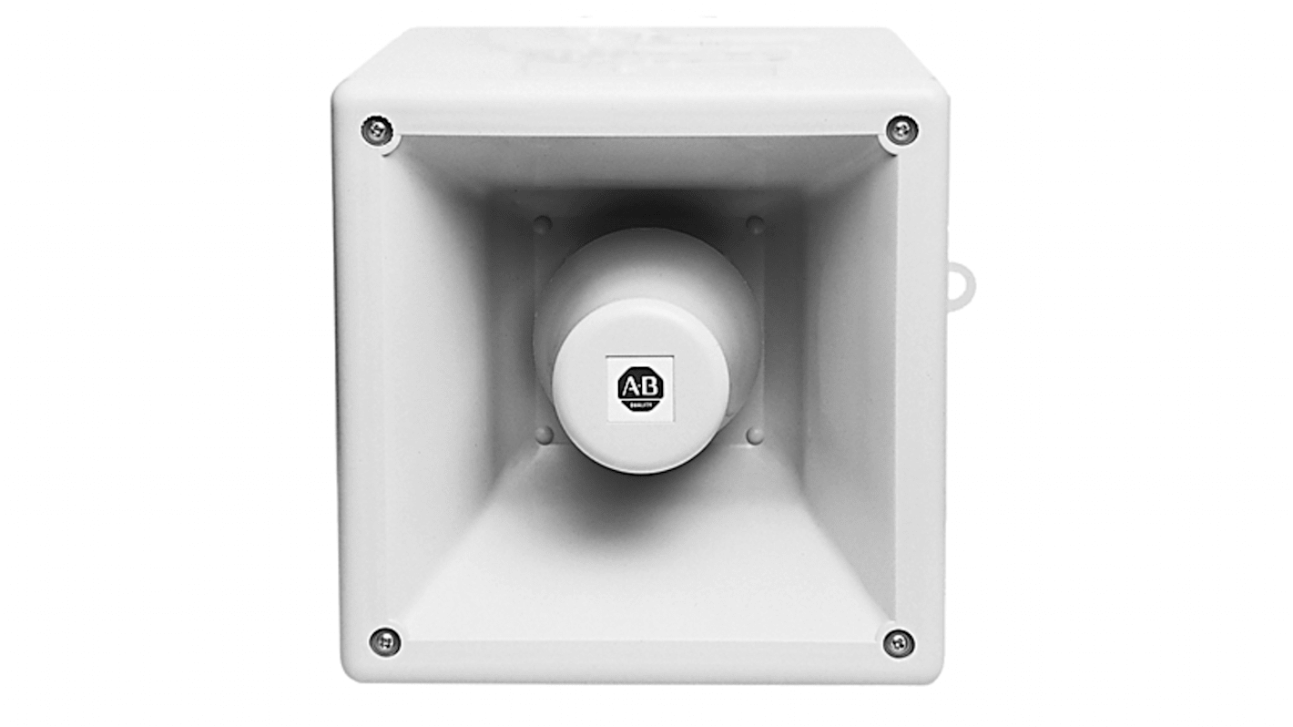 Allen Bradley 855H Series Horn, 24 V, 100dB at 1 m, IP66, DC, 10-Tone