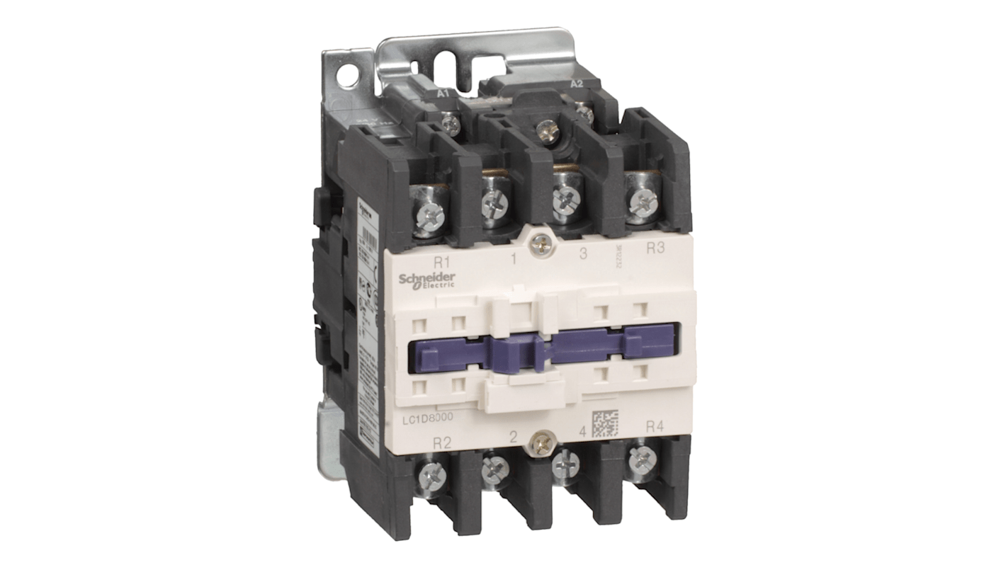 Stycznik Schneider Electric styki: 4 25 A 1 NO + 1 NC LC1D80004G6