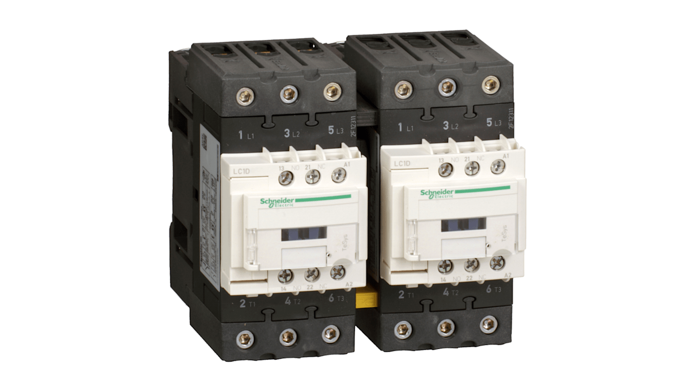 Stycznik odwrotny Schneider Electric styki: 3 50 A 1 NO + 1 NC LC2D50AL7