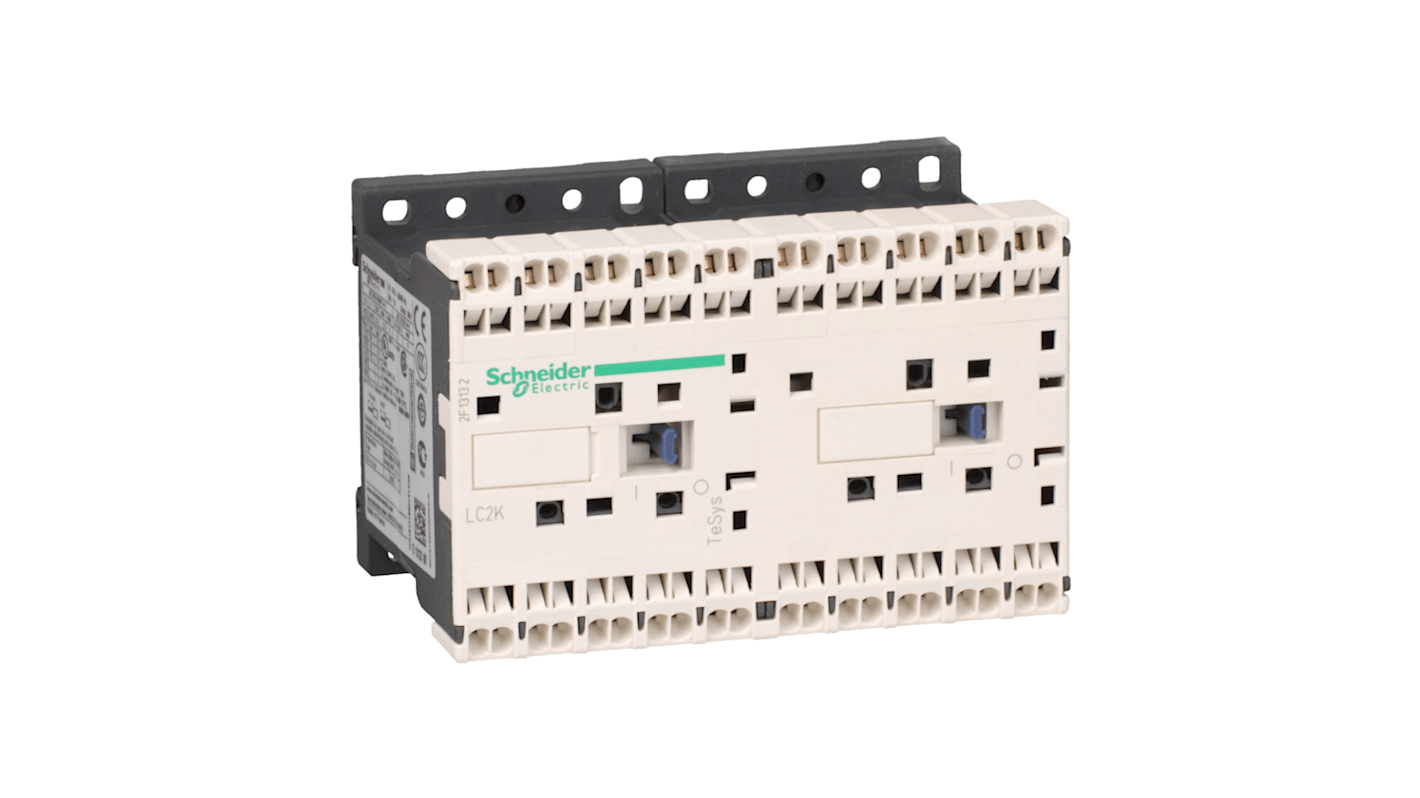 Teleinvertore Reversibile Schneider Electric, serie LC2K, 3 poli, 1 NA + 1 NC, 6 A, bobina 230 V