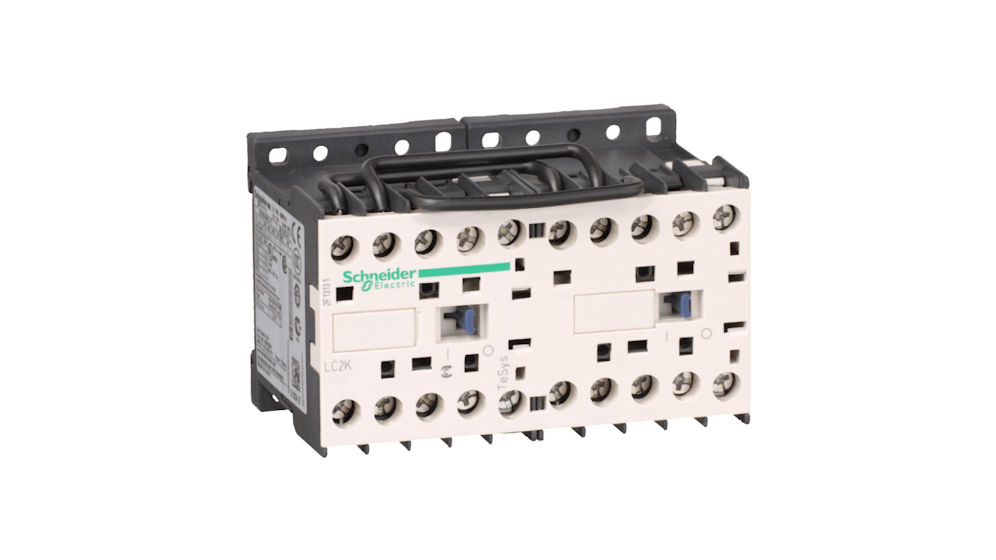 Teleinvertore Reversibile Schneider Electric, serie LC2K, 3 poli, 1 NA + 1 NC, 6 A