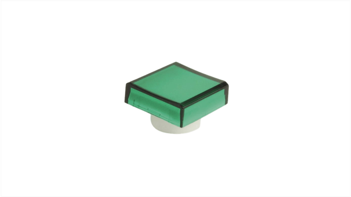 Pulsante, Verde, 800B-ALB3, per uso con Pulsante quadrato da 16 mm 800B