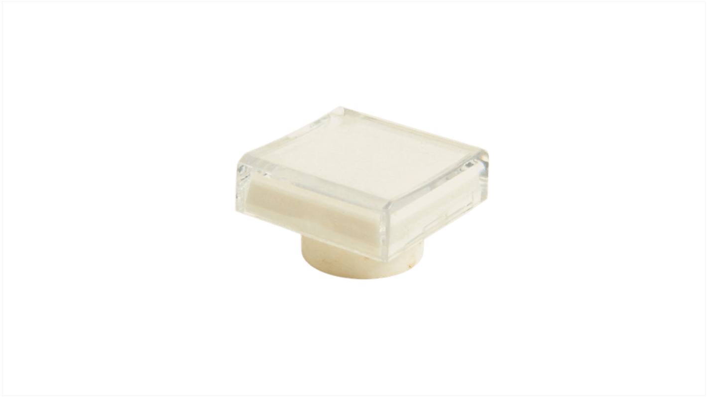 Pulsante, Bianco, 800B-ALB7, per uso con Pulsante quadrato da 16 mm 800B