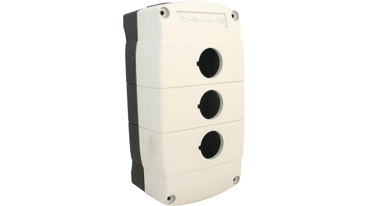 Allen Bradley Grey Plastic 800F Enclosure - 1 Hole 22mm Diameter