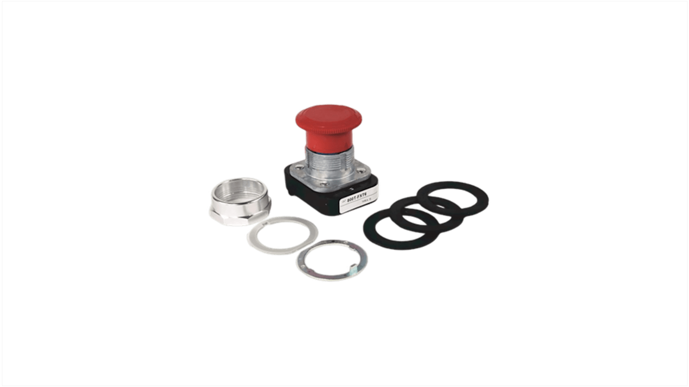 Allen Bradley 800T Series Latching Push Button, 30mm Cutout