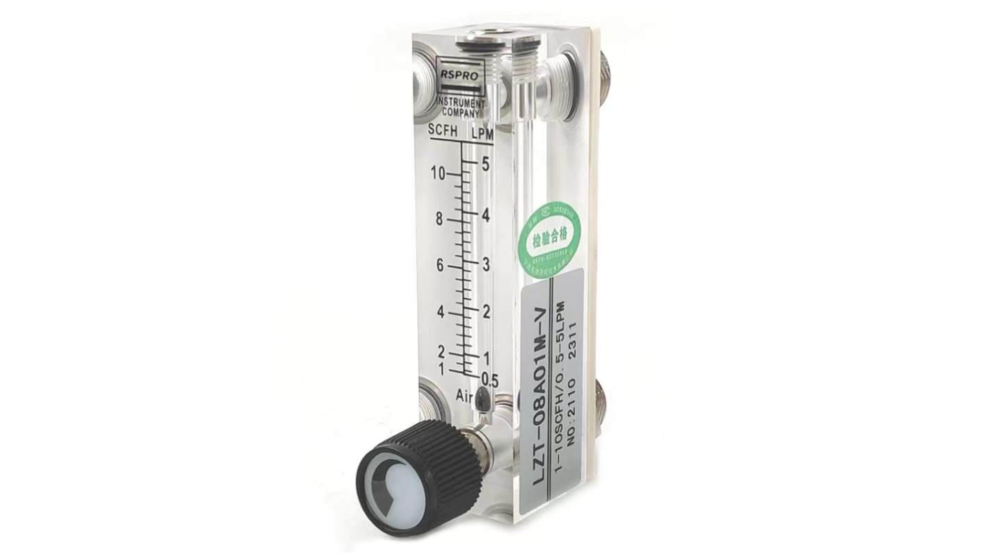 Sensore di flusso RS PRO, per Aria, flusso 0,5 l/min → 5 L/min