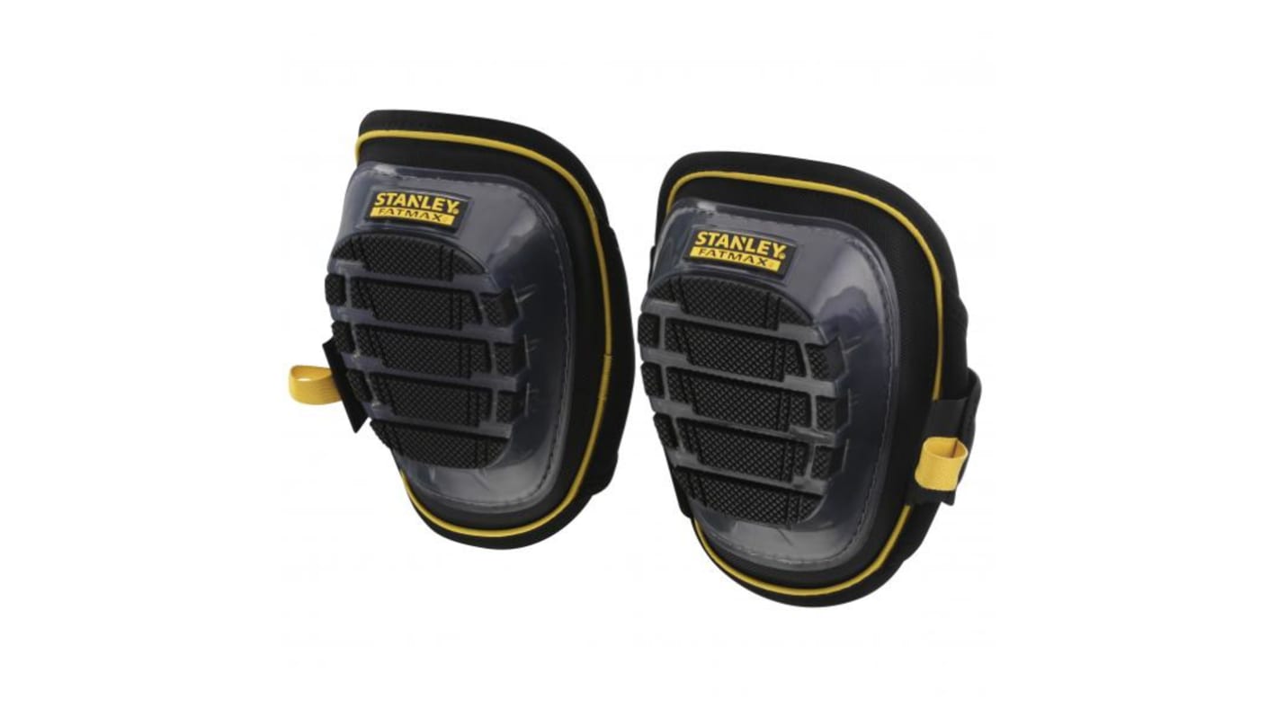 Ginocchiera Nero, Giallo Cinturino Gel, neoprene