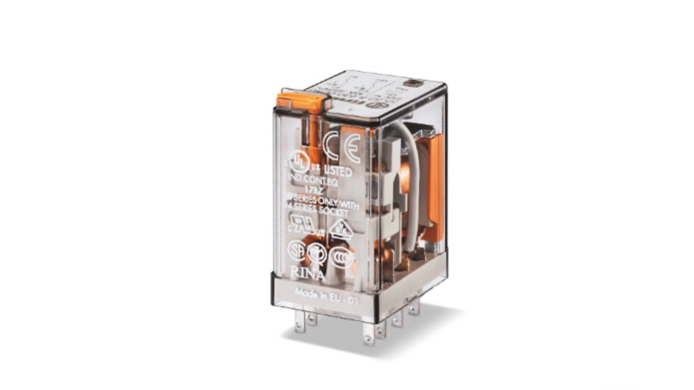 Finder Plug In Relay, 6V dc Coil, 10A Switching Current