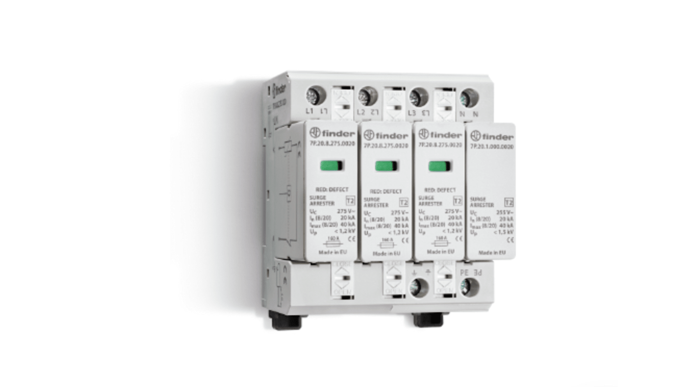 Protezione da sovracorrente 7P2482751020, 3 fasi, max 40kA, 275V ca 7P 7P Series
