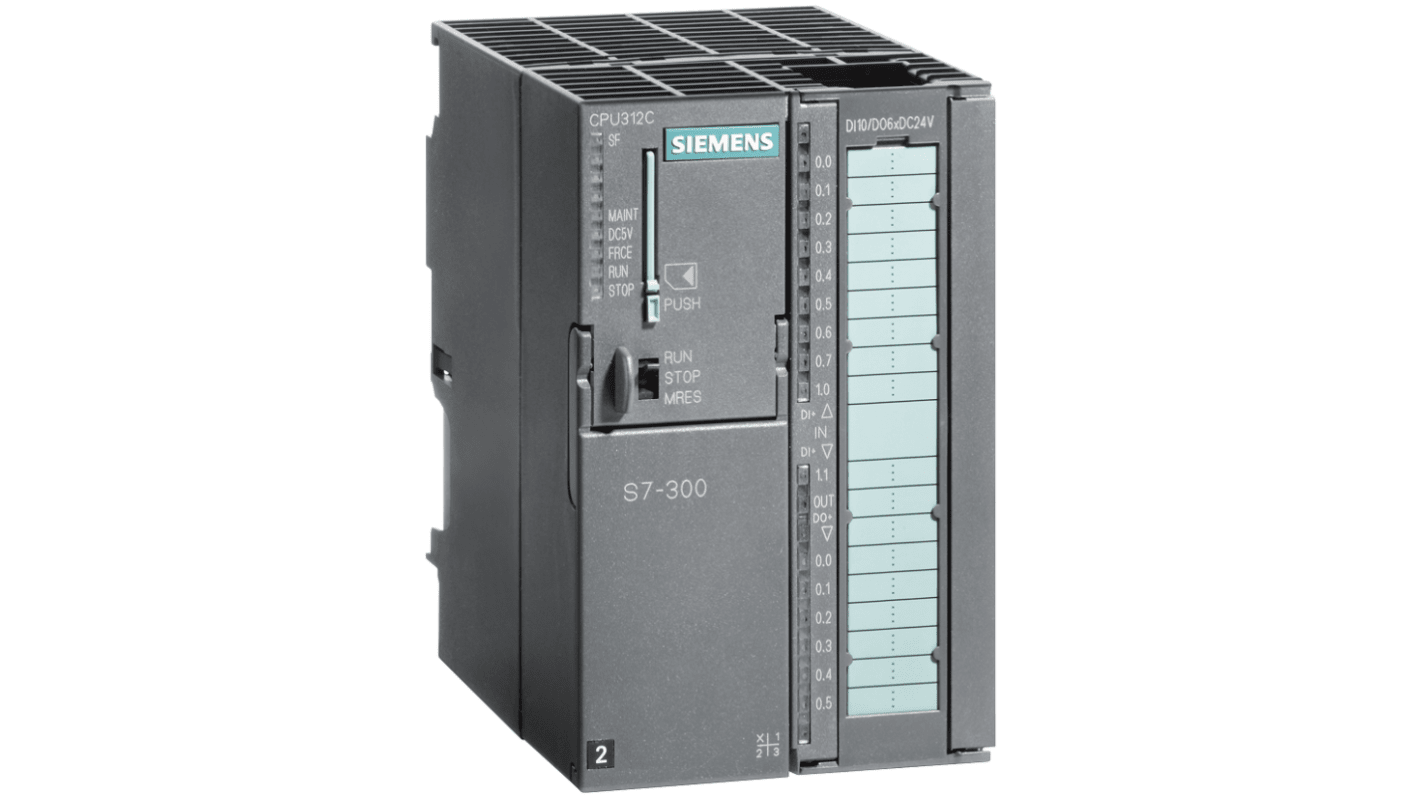 Rs-Online CPU PLC Siemens SIPLUS S7-300 ingressi: 10 uscite: 6 24 V CC