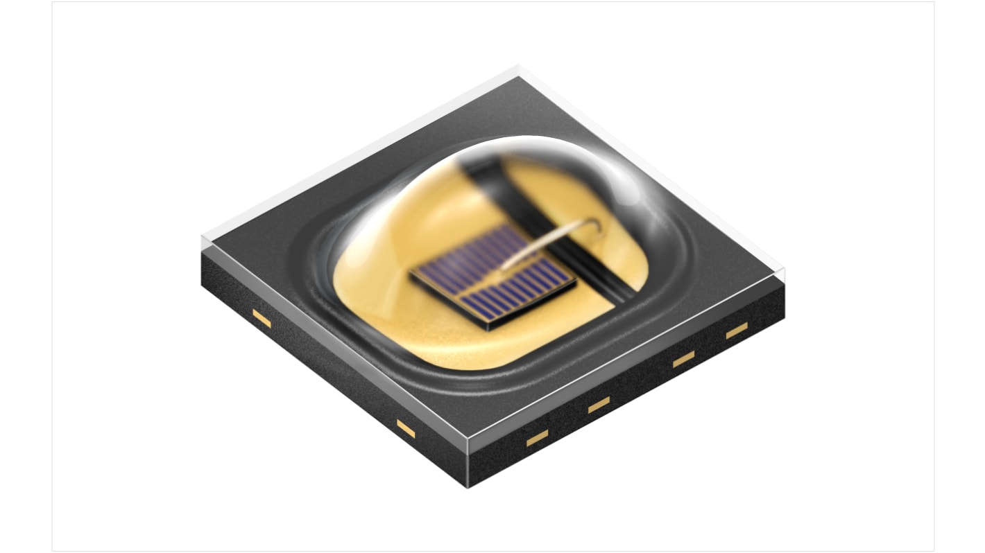 ams OSRAM 贴片高功率红外线发射二极管, 950nm波长, 1210 圆顶透镜封装