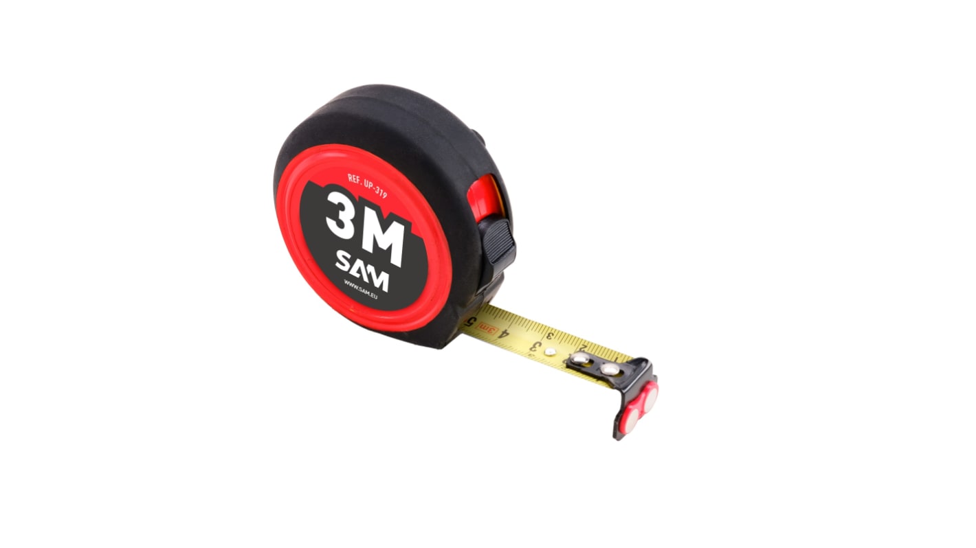 SAM 10m卷尺, 公制, 25 mm尺宽