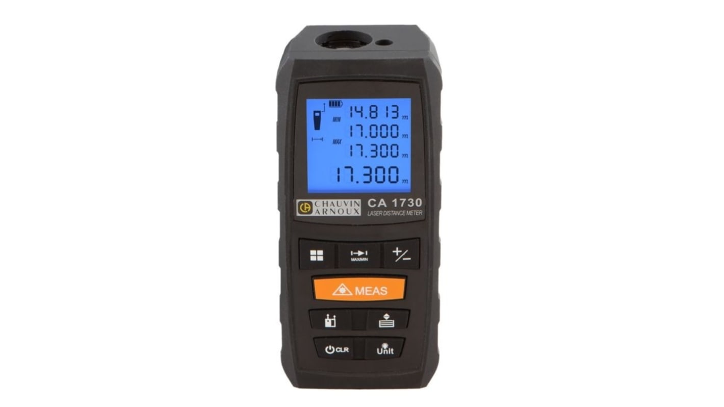 Chauvin Arnoux Distance Meter, 0.2 → 60.0m Range, ± 2 mm Accuracy