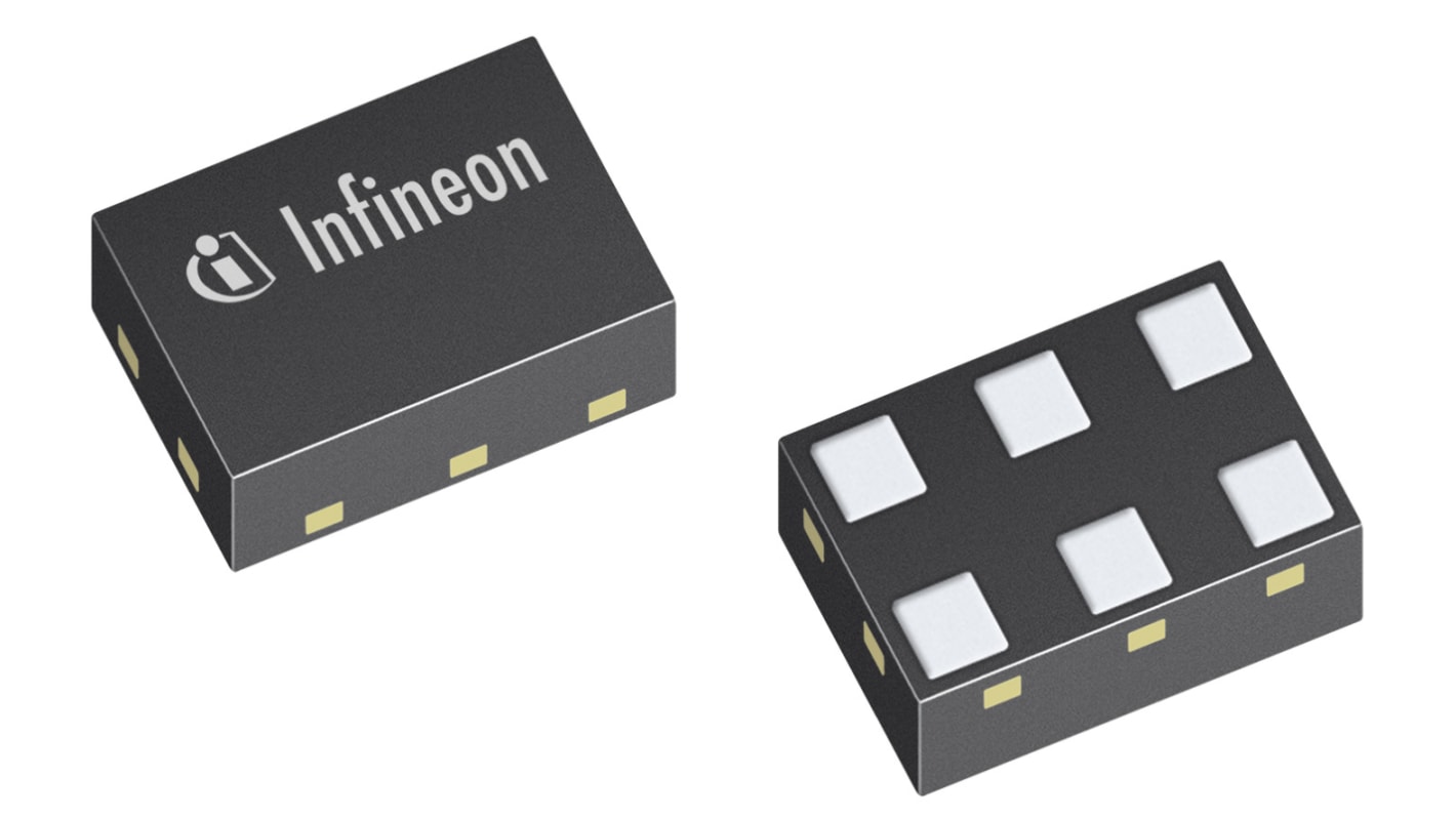Wzmacniacz RF BGA524N6E6327XTSA1, 19,6 dB 1615 MHz, TSNP-6 6-pinowy, Infineon