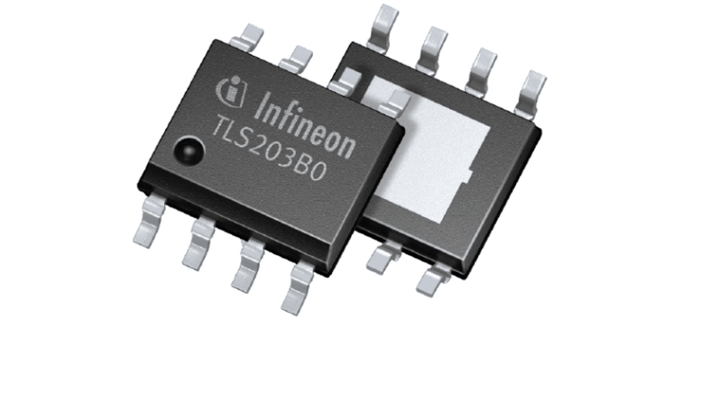 Infineon 线性稳压芯片, 3.3 V输出, 500mA最大输出, 双路输出, 2.5%精度
