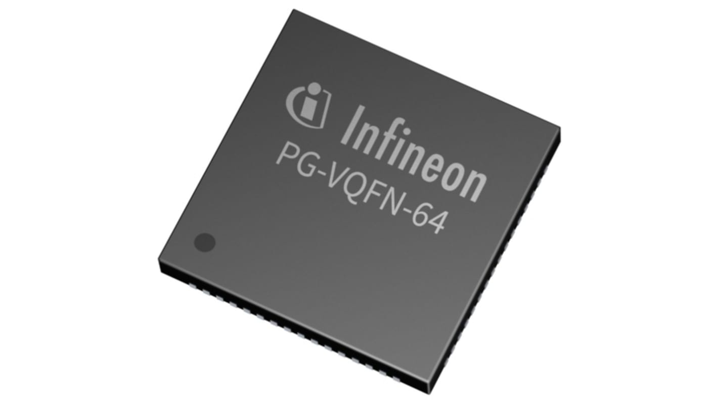 Infineon XMC1000单片机, ARM Cortex M0内核, 64针, VQFN