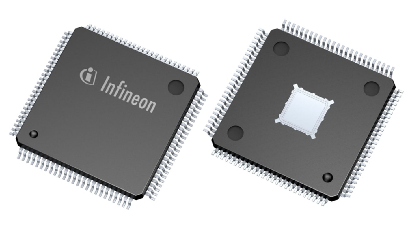 Infineon XMC4400F100K512BAXUMA1 ARM Cortex M4 Microcontroller, XMC4000, 100-Pin LFBGA