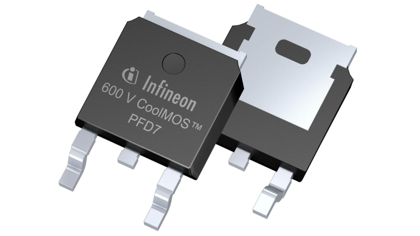 Infineon MOSFET, 42 A, 650 V PG-TO252 IPD60R210PFD7SAUMA1