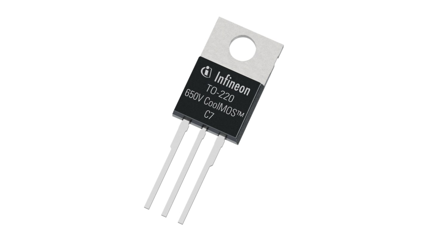 Infineon MOSFET, 24 A, 700 V PG-TO 220 IPP65R095C7XKSA1