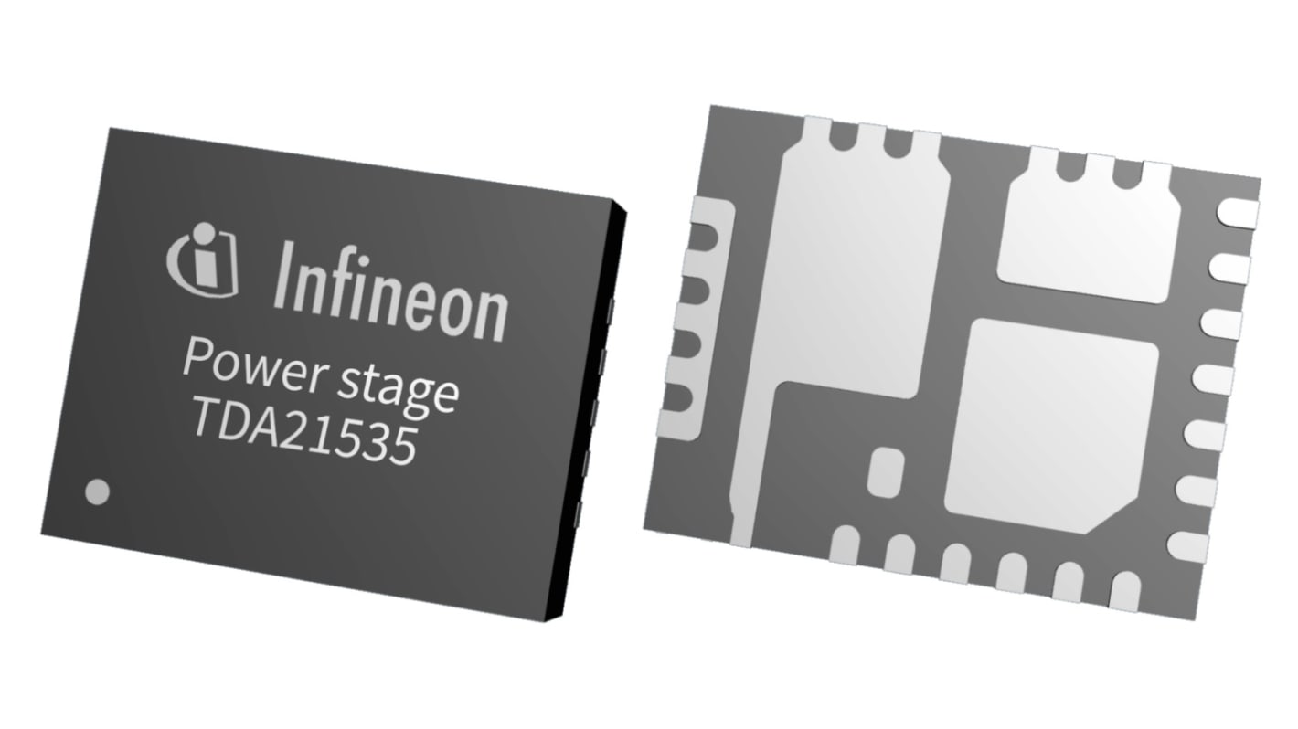 Infineon 栅极驱动模块, PG-IQFN-25, 25针, 4.25 → 5.5V电源, 35 A输出
