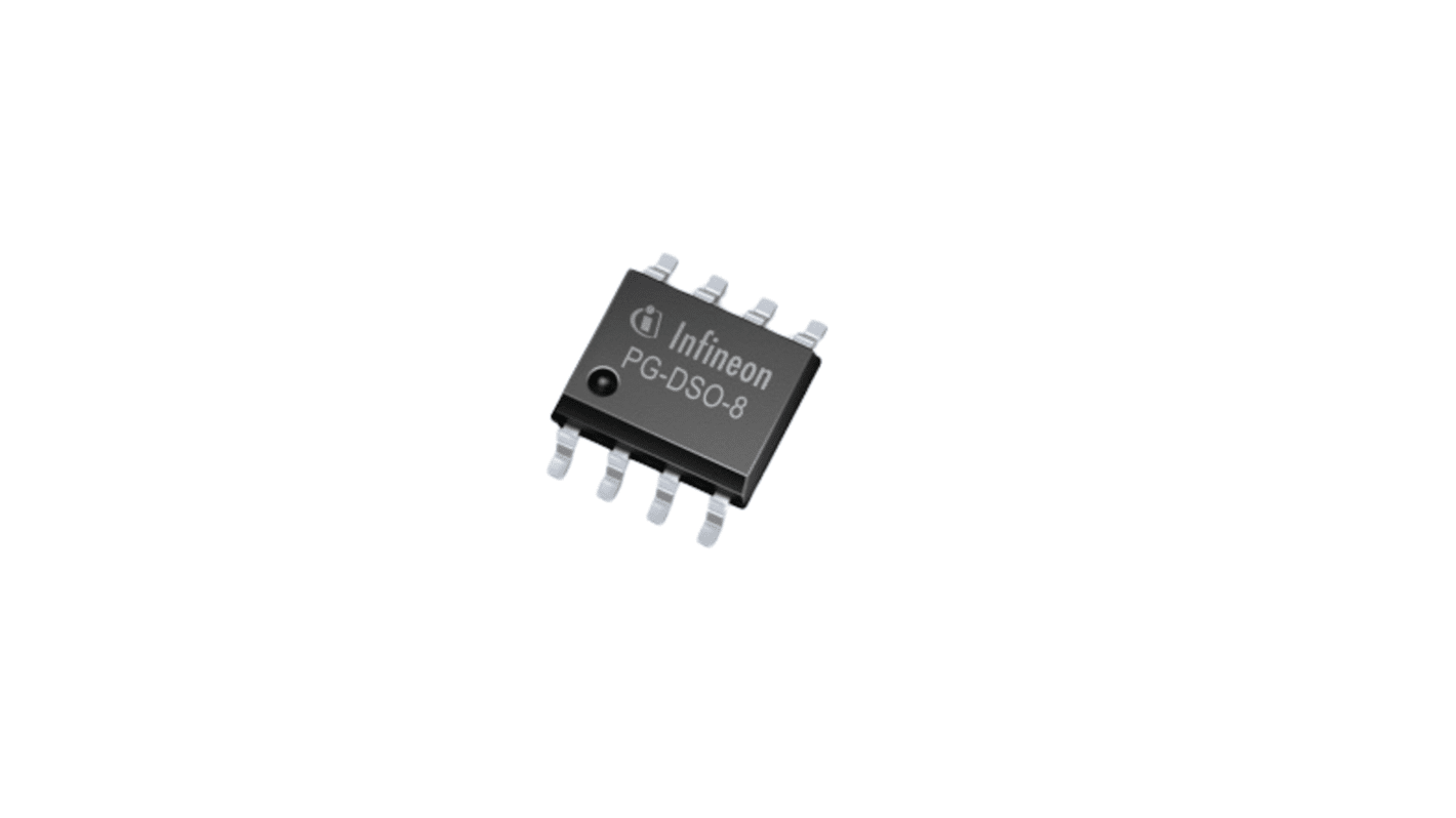 Infineon LDO稳压芯片, 5 V输出, 200mA最大输出, 双路输出, DSO, 8针, 2%精度