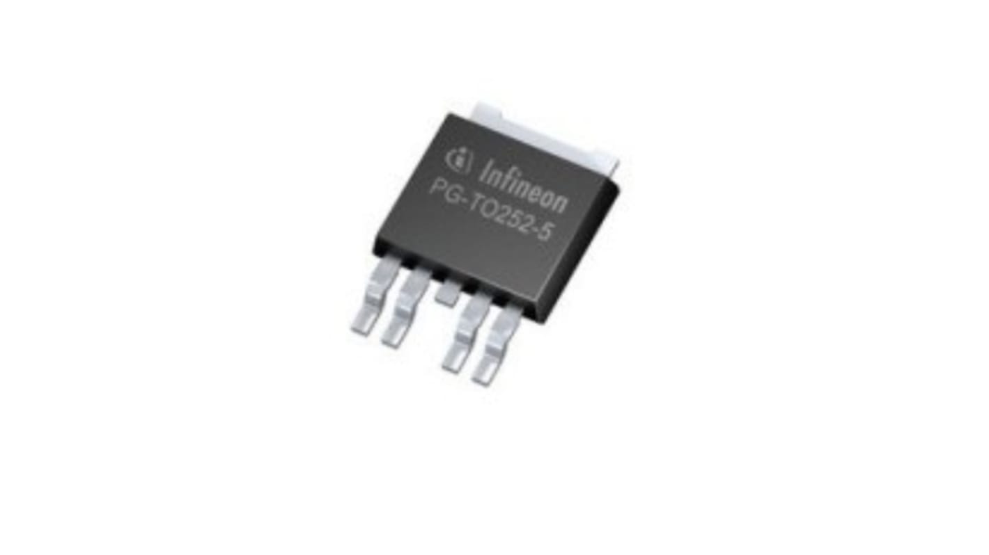 Infineon 线性稳压芯片, 5 V输出, 400mA最大输出, 单路输出, TO252, 5针, 4%精度