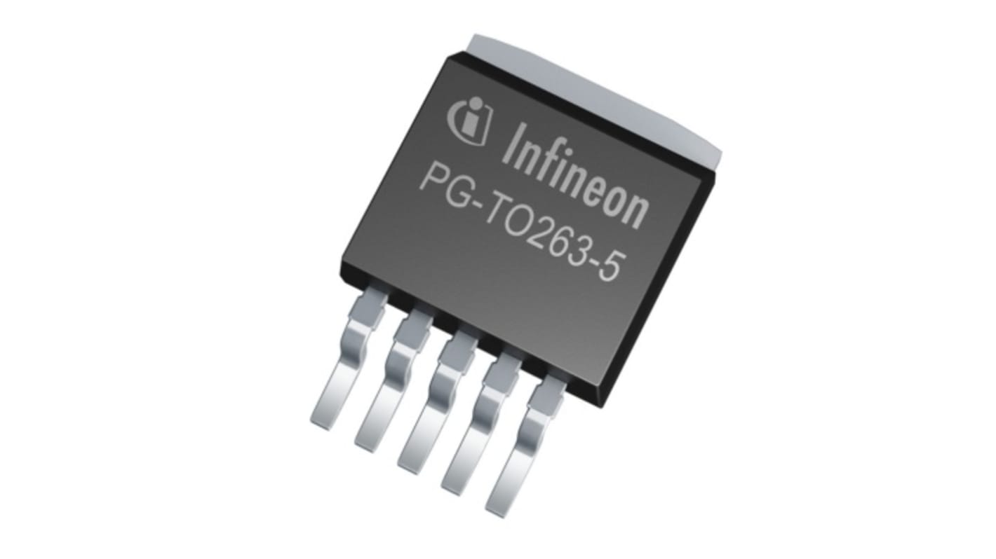 Infineon 线性稳压芯片, 5 V输出, 400mA最大输出, 单路输出, TO220, 5针, 4%精度
