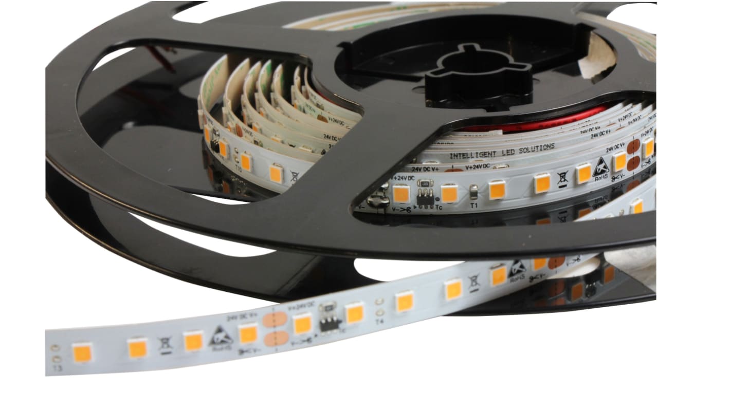 Striscia a LED Intelligent LED Solutions, 5m, 24V cc, col. Bianco caldo, serie ILS Flex