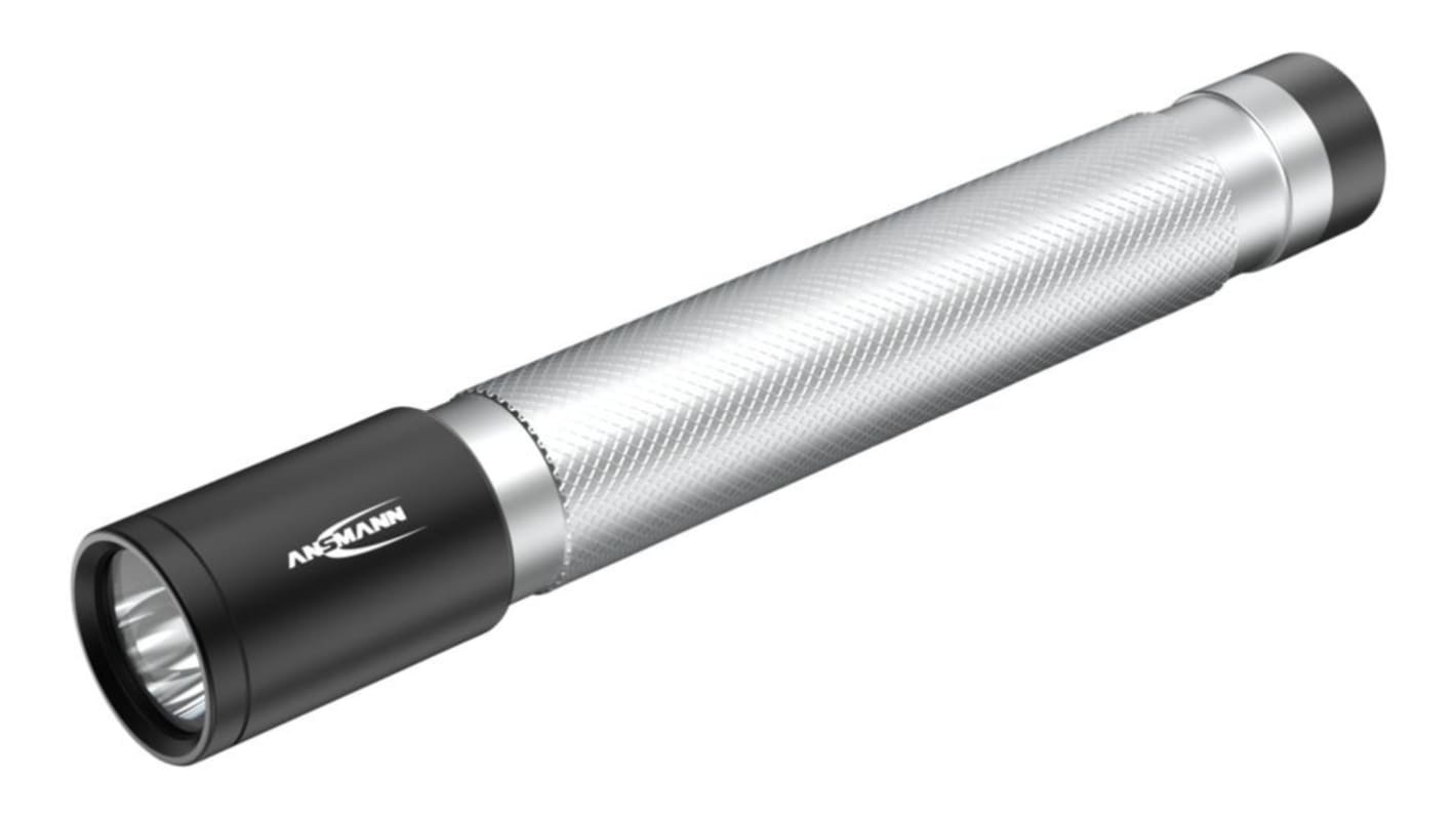 Ansmann LED手电筒, 150 lm, LED, 2 x AA电池, 黑色/银色, 每日使用 150B