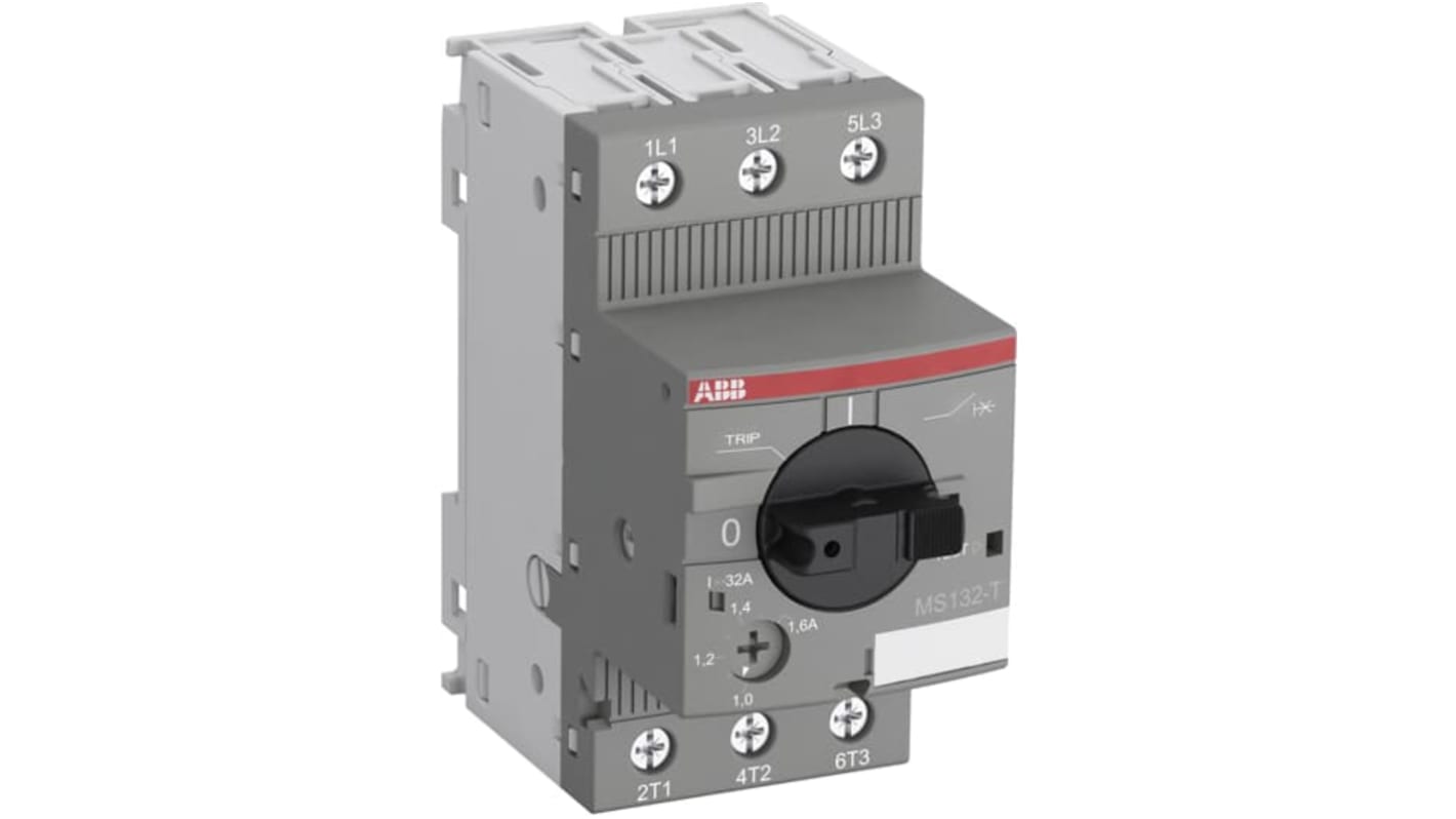 Interruttore automatico del motore ABB, 690 V c.a., 4 A MS/MO132