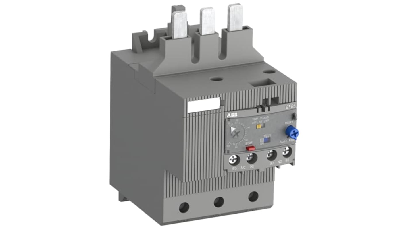 ABB 电子过载继电器, 触点20 → 56 A, 常开/常闭, 3