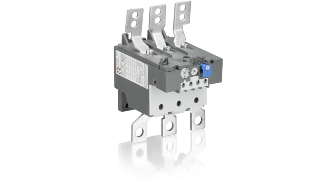 ABB Thermal Overload Relay NO/NC, 80 → 110 A Contact Rating, 3, TA200DU