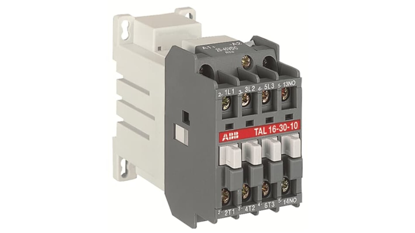 ABB AL-1 1SBL18 Leistungsschütz 17 → 32 V-Spule, 3 -polig / 4 A 3 Schließer Einbauschutz