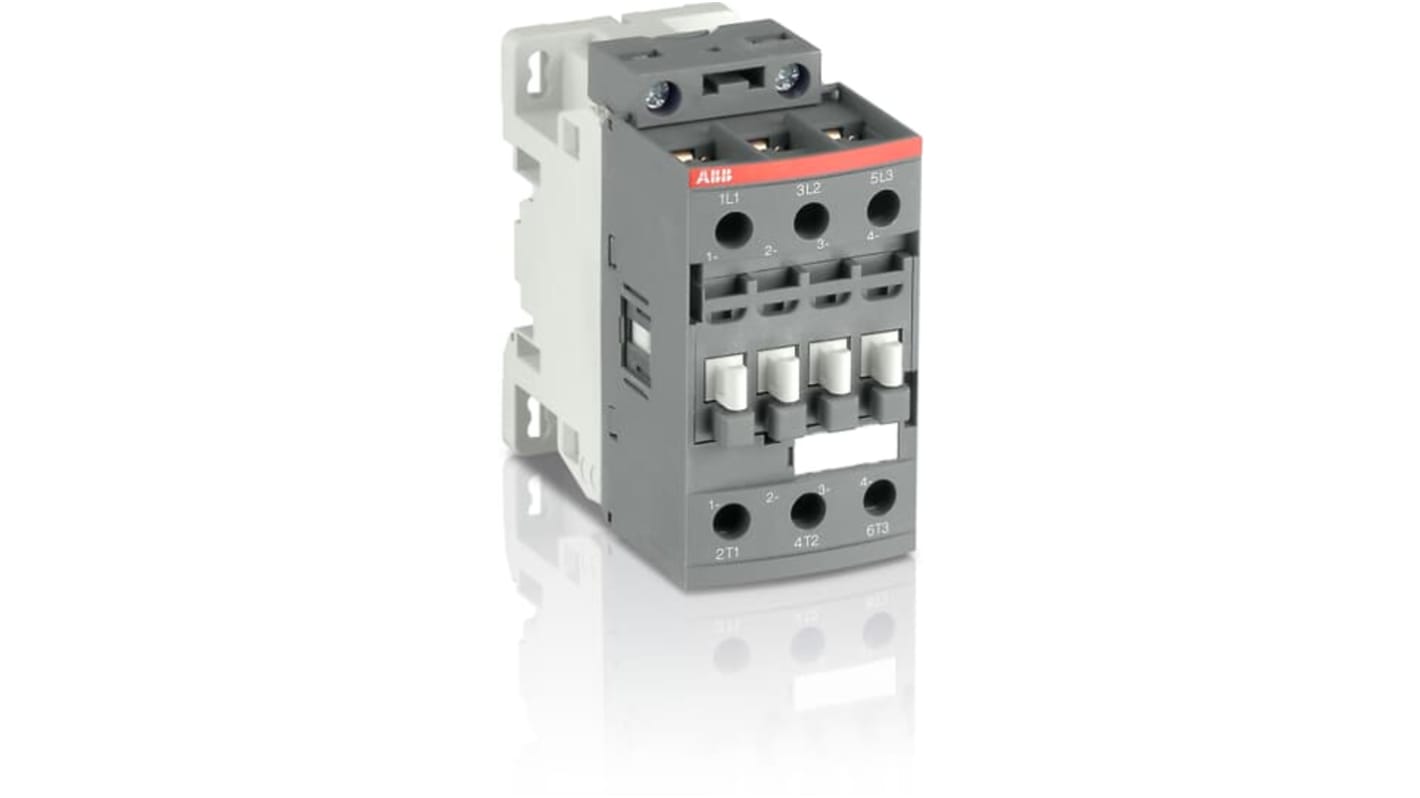 ABB AF-B - 2 1SBL2 Contactor, 20 → 60 V DC Coil, 3-Pole, 15 kW, 3 NO