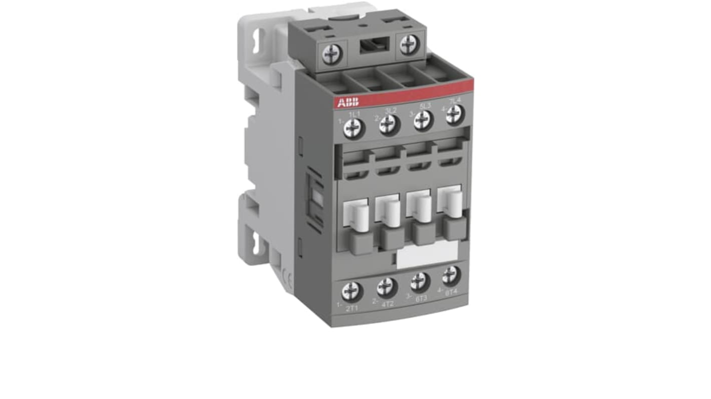 ABB AF-B - 2 1SBL2 Leistungsschütz 48 → 130 V-Spule, 4 -polig 11 kW 4 Schließer Motorsteuerung