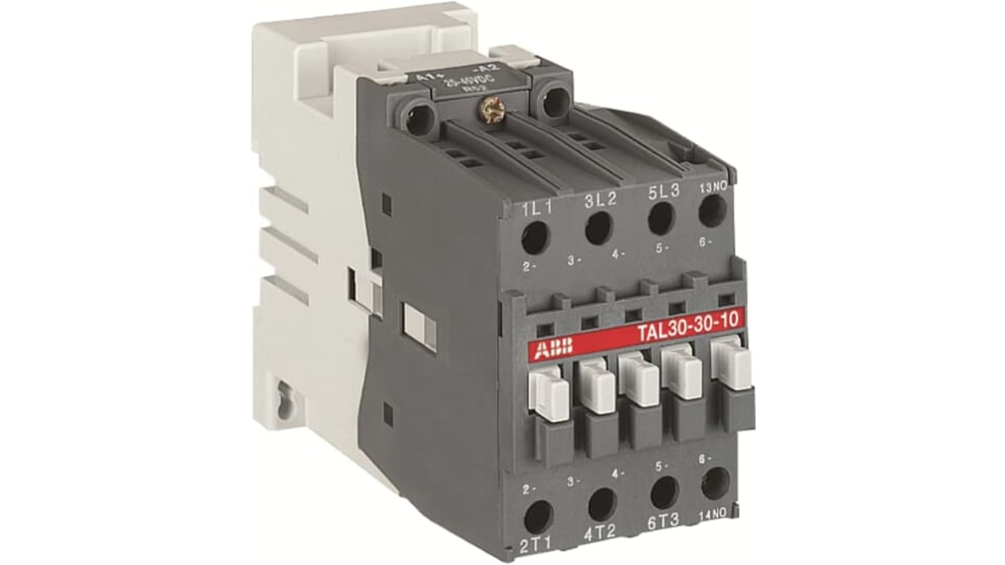 ABB AL-2 1SBL28 Leistungsschütz 17 → 32 V-Spule, 3 -polig / 4 A 3 Schließer Einbauschutz