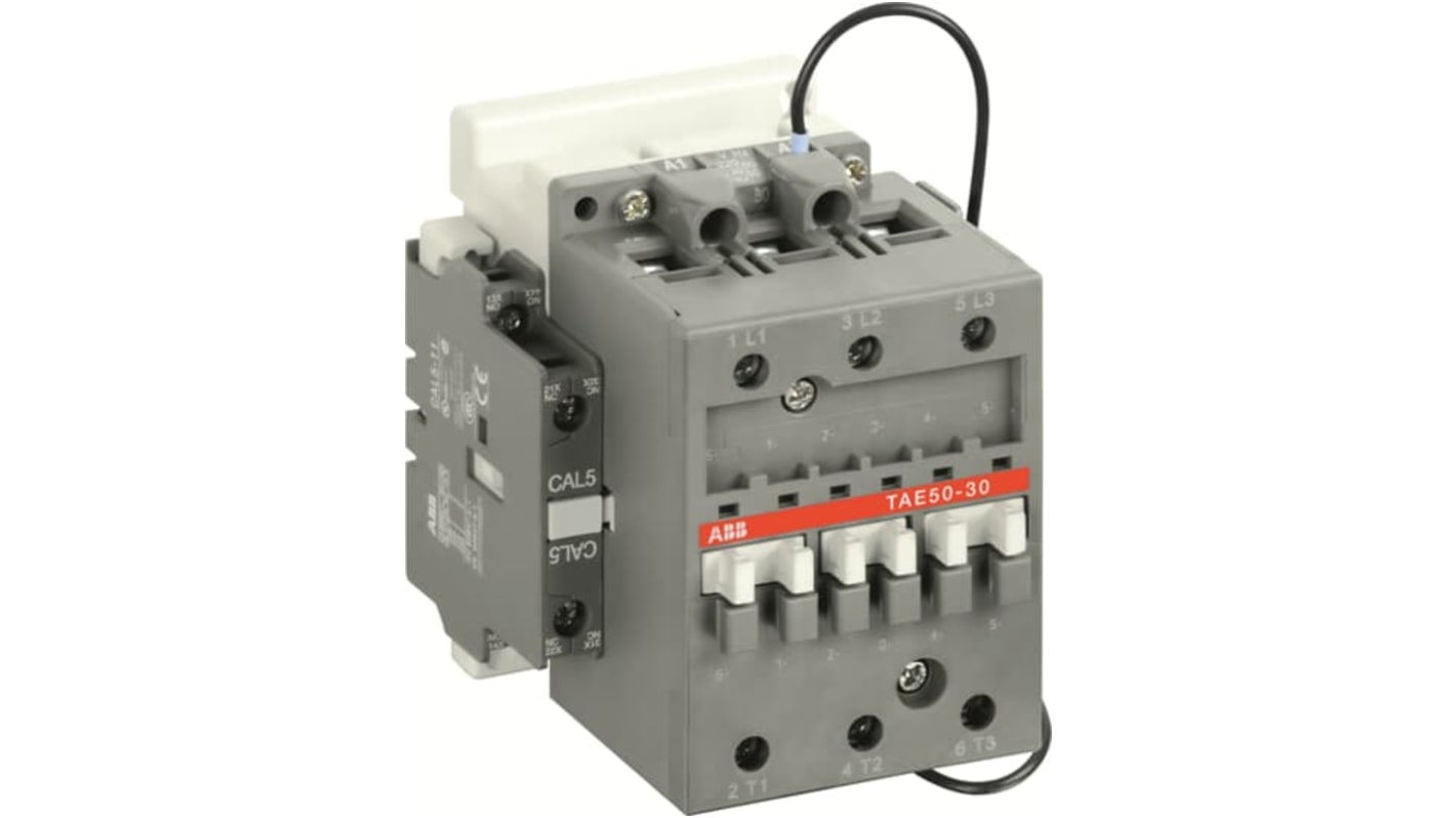 ABB AL-2 1SBL3 Contactor, 17 → 32 V DC Coil, 3-Pole, 4 A, 30 kW, 1 NC, 4 NO