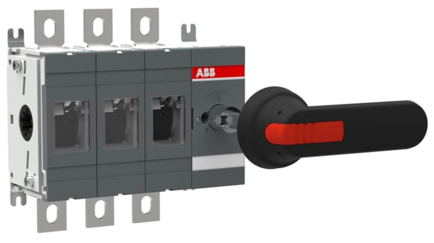 Interruptor seccionador con fusible ABB Bastidor cerrado, 3 400A OT400 1SCA02