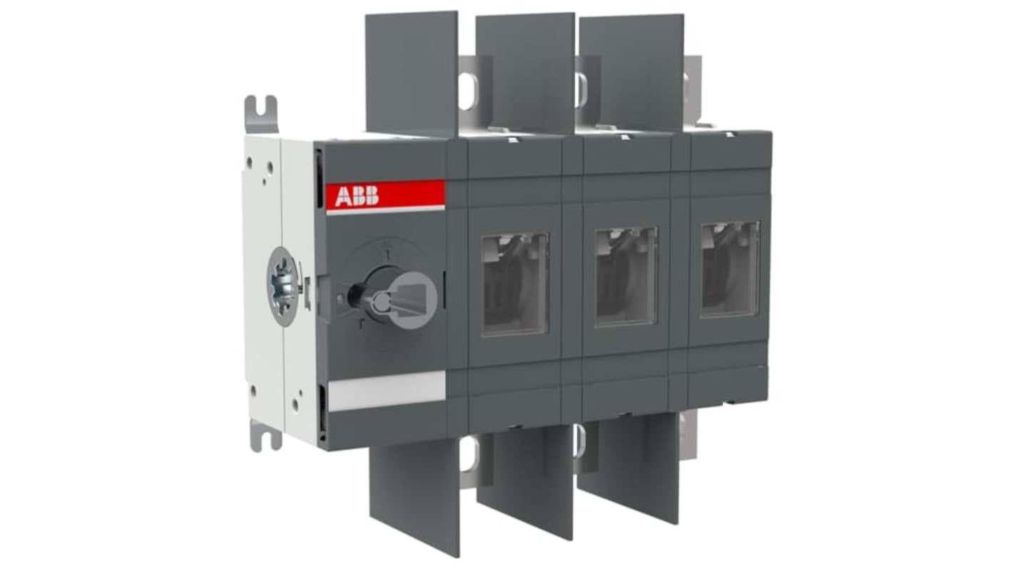 Interruptor seccionador con fusible ABB Bastidor cerrado, 3 400A OT400 1SCA02