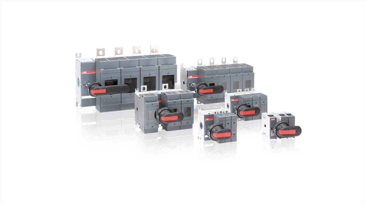 ABB Fuse Switch Disconnector, 4 Pole, 250A Fuse Current