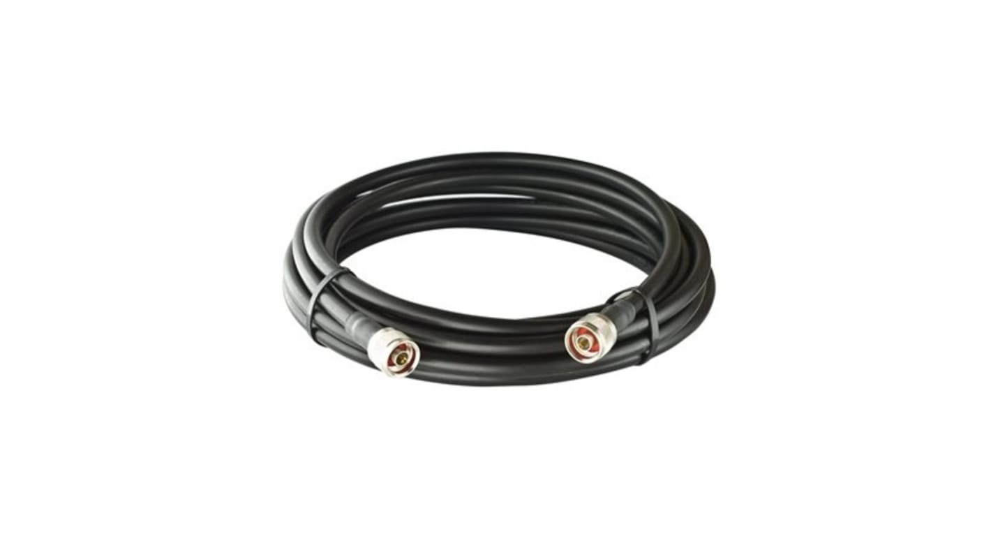 MOXA Male N Type to N Type Coaxial Cable, LMR-400 LITE Coaxial, Terminated