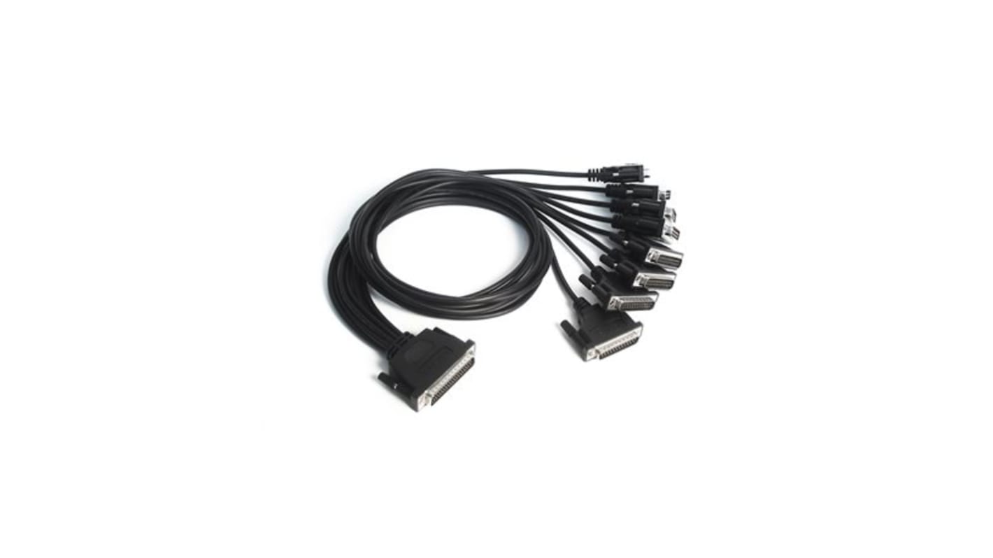 MOXA RJ45 to Female 9 Pin D-sub Serial Cable, 1.5m